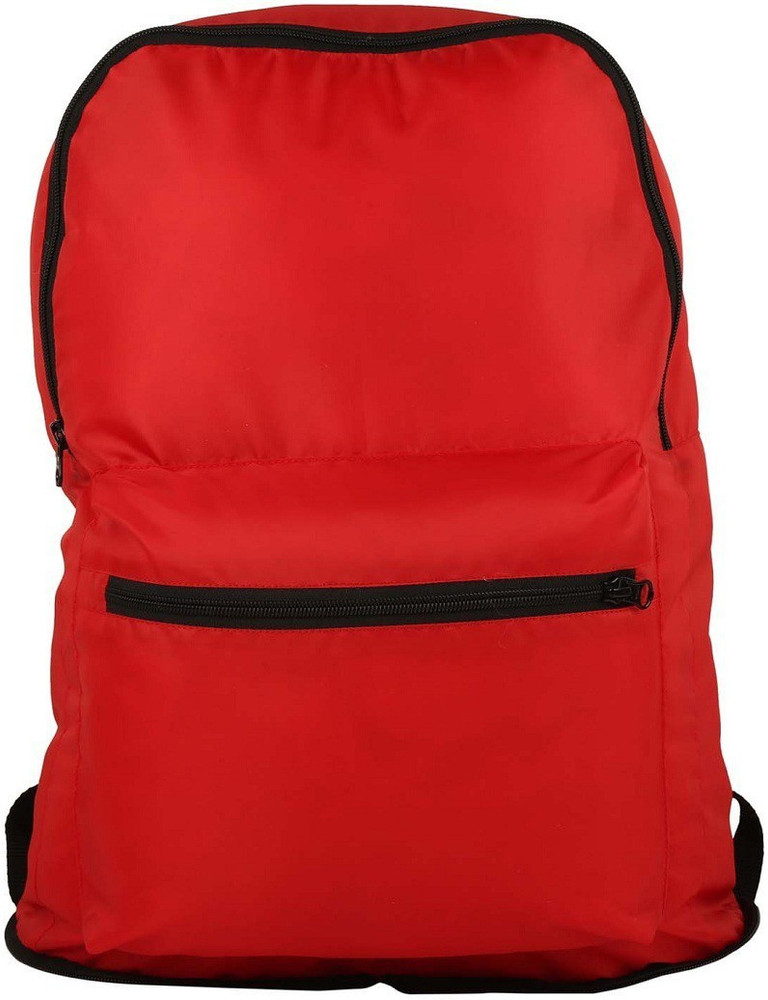 Travelite Foldable Luggage Packing Back Pack Bags Front Pocket Unisex Bag Water Proof Bag Red 15 L Backpack Red Price in India Flipkart