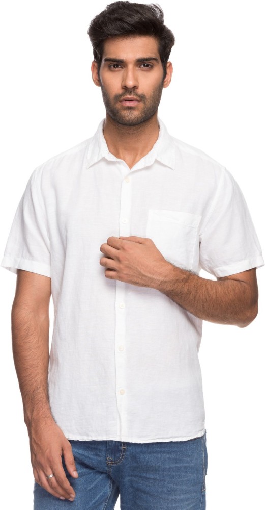 DJ C by fbb Men Solid Casual White Shirt Buy DJ C by fbb Men Solid Casual White Shirt Online at Best Prices in India Flipkart