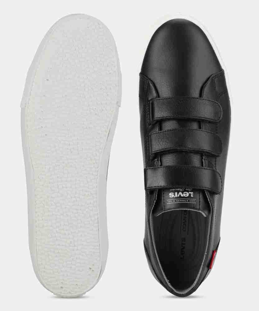 LEVI S Woods Velcro Sneakers For Men Buy regular black Color LEVI S Woods Velcro Sneakers For Men Online at Best Price Shop Online for Footwears in India Flipkart