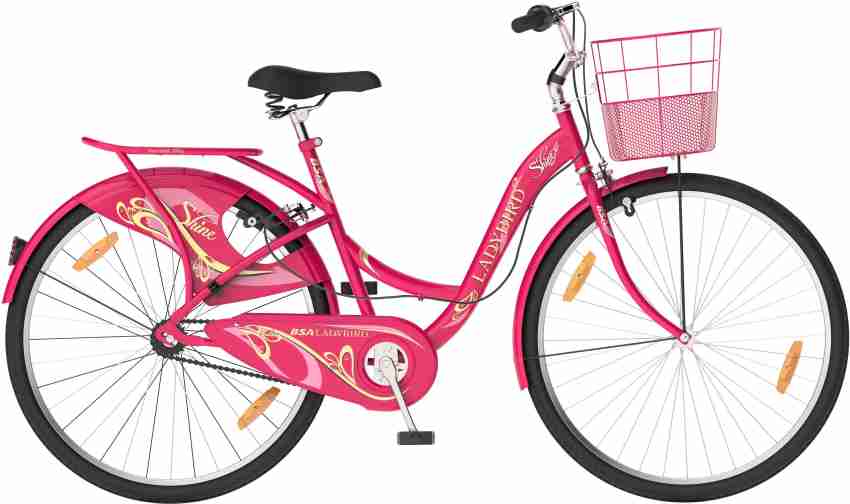 BSA Ladybird Shine 26 T Hybrid Cycle City Bike Price in India Buy BSA Ladybird Shine 26 T Hybrid Cycle City Bike online at Flipkart