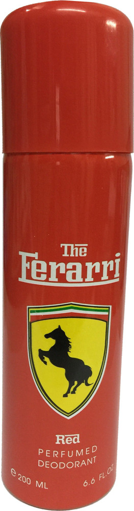 Ferrari red deals deodorant spray