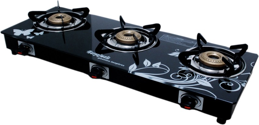 suryajwala gas stove 3 burner