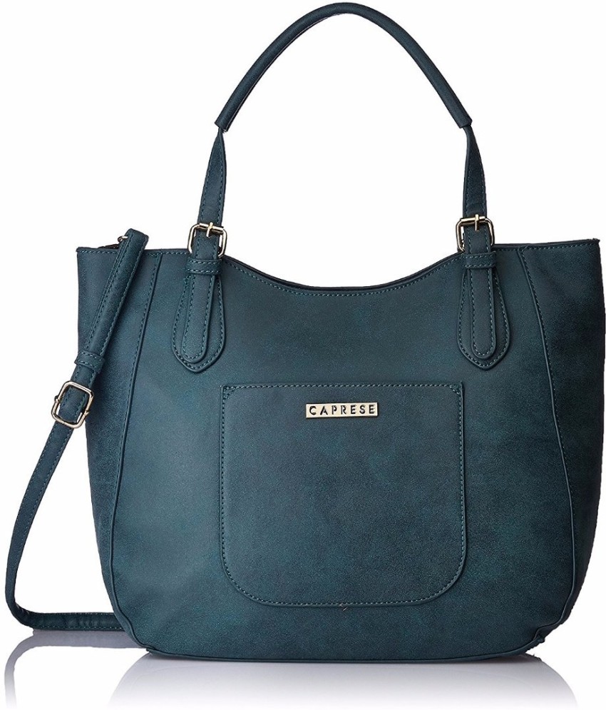 Buy Caprese Women Blue Satchel Teal Online Best Price in India