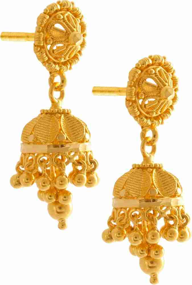 Gold jhumka pc deals jewellers