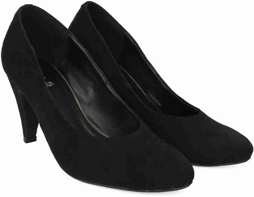 Inc black suede pumps store
