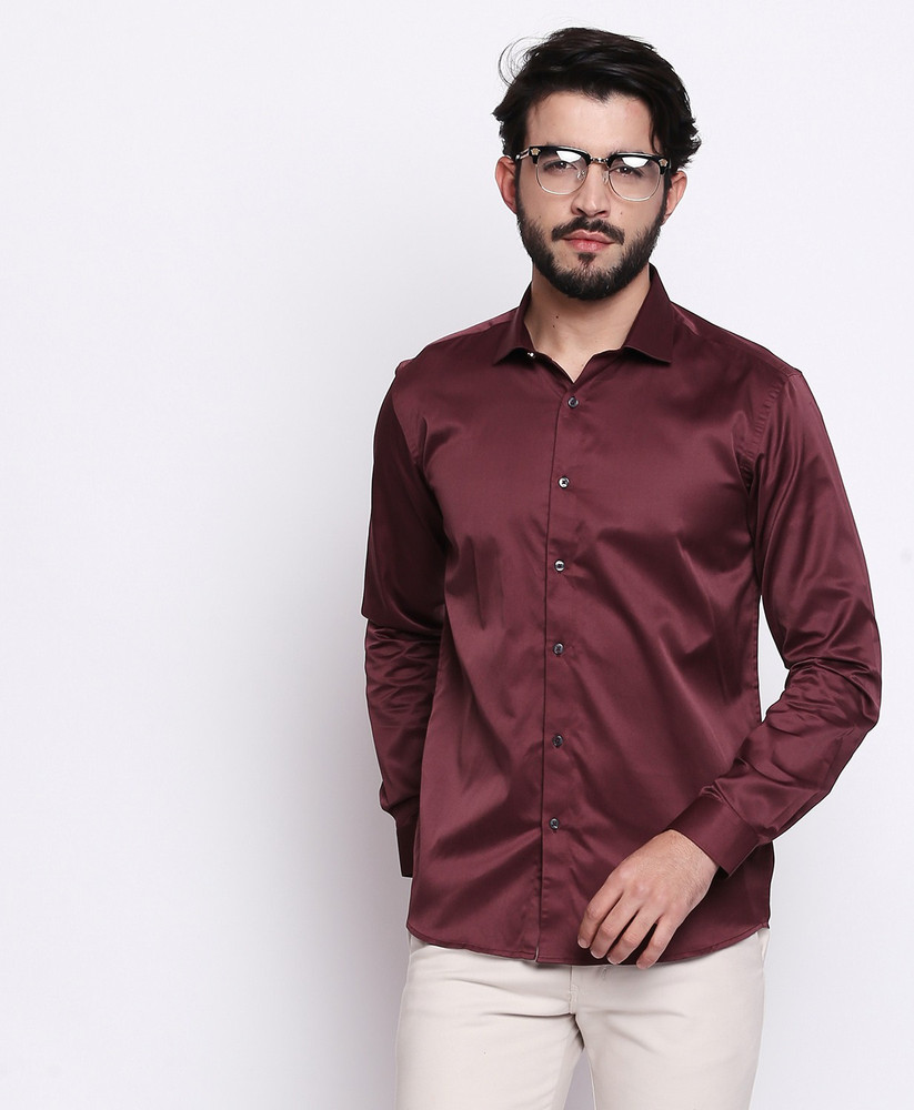 Studio NYX by FBB Men Solid Party Maroon Shirt Buy Studio NYX by FBB Men Solid Party Maroon Shirt Online at Best Prices in India Flipkart