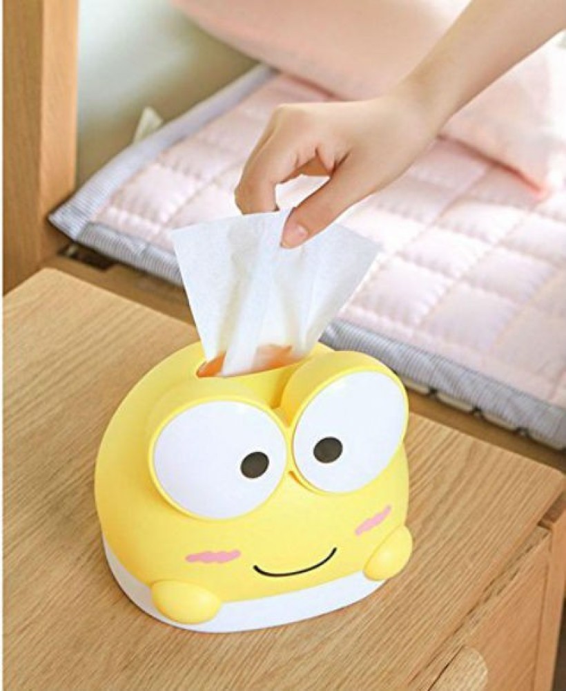 Cute Toilet Tissue Paper Roll Cartoon - Tissue Paper Box - Sticker