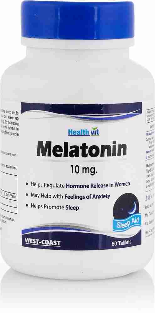 Buy Tata 1mg Melatonin 10mg Vegetarian Capsule For Calm & Restful