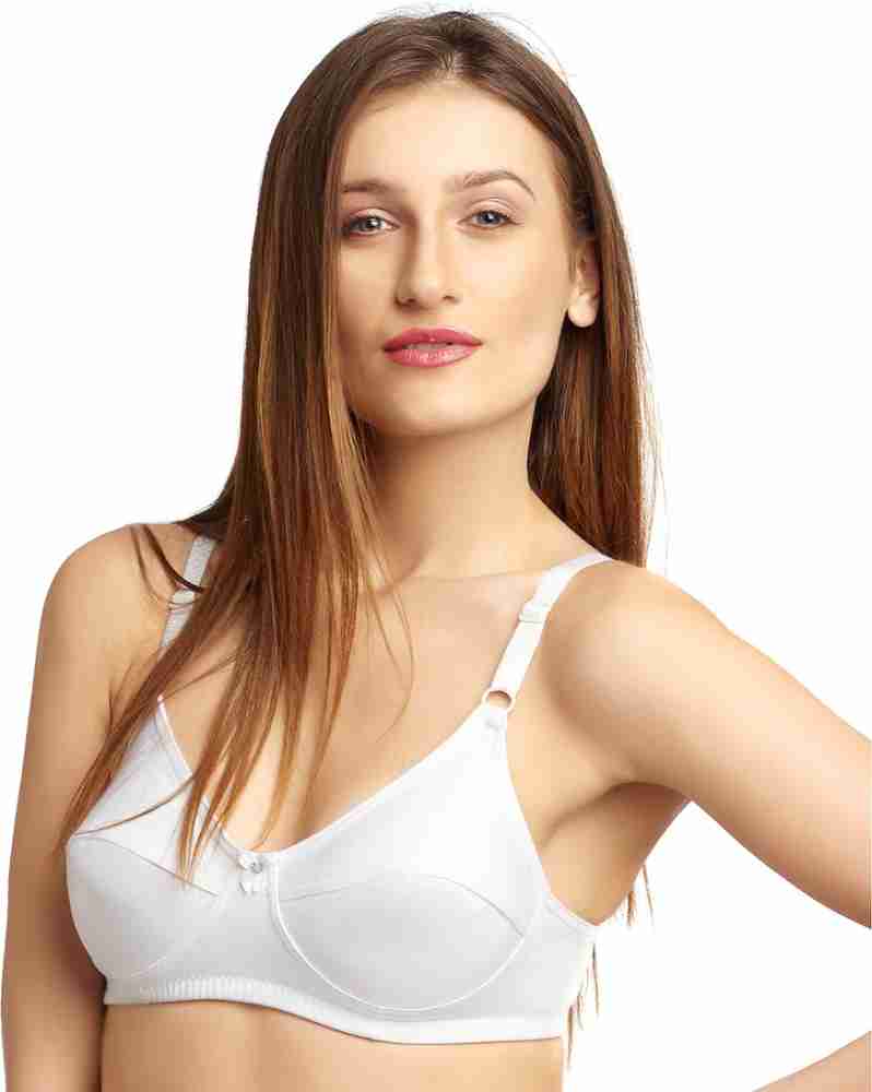 Buy DAISY DEE White Solid Cotton Single Non-Padded Bra Online at Best  Prices in India - JioMart.