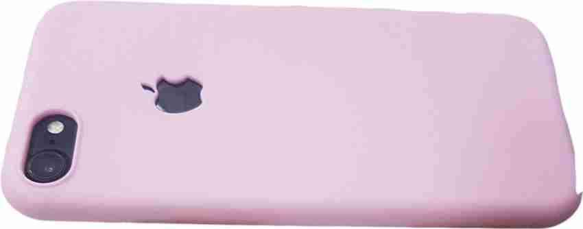 Midkart Back Cover for iPhone 8 Only Matte Baby Pink Logo Cut Soft