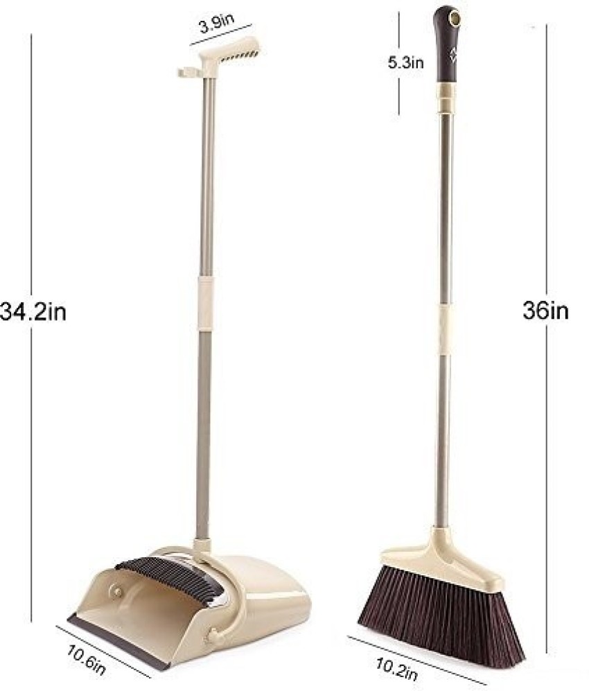 TreeLen Broom and Dustpan/Broom with Dustpan Combo Set,Standing