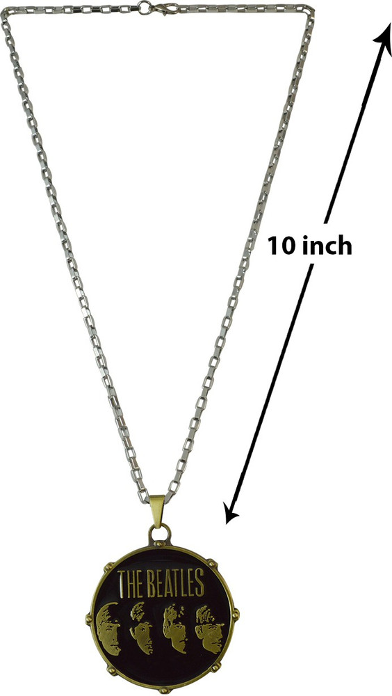SARAH Sarah The Beatles Drum Logo Necklace Music Pendant Band
