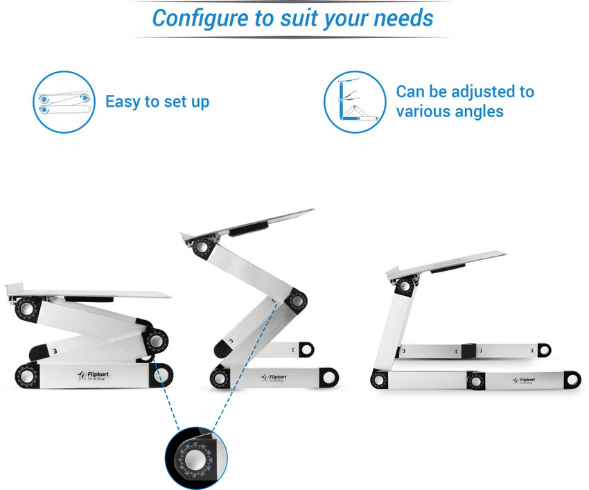 Flipkart SmartBuy Metal Portable Laptop Table Price in India Buy
