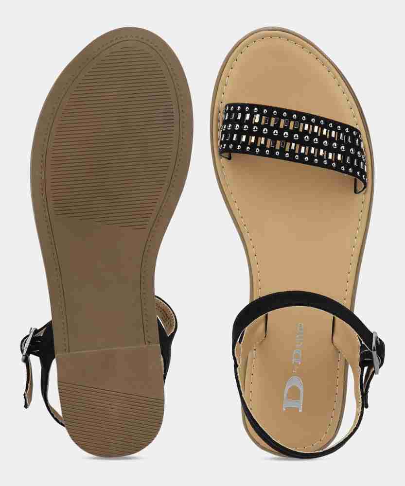 Dune black deals flat sandals