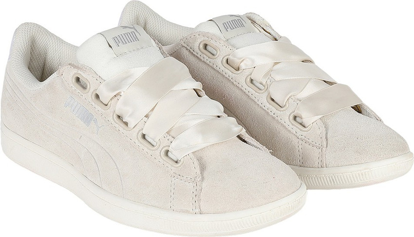 Puma vikky ribbon beige top