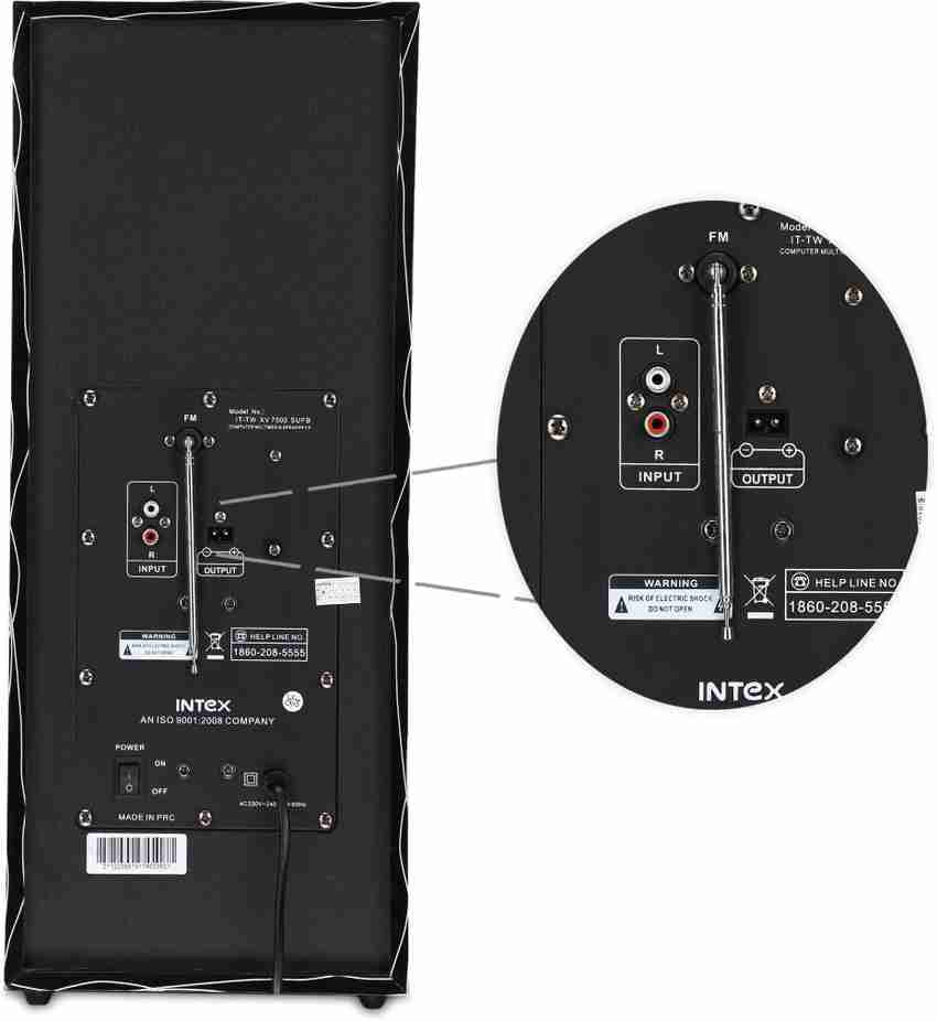Buy Intex IT TW XV 7500 SUFB 80 W Bluetooth Tower Speaker Online