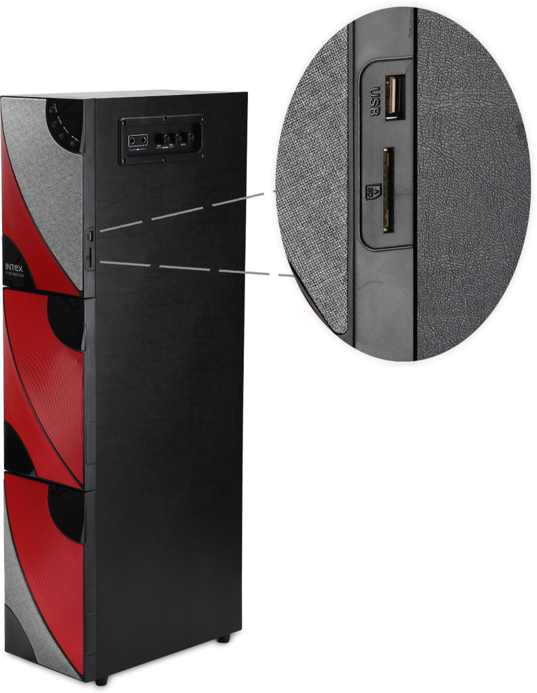 Intex tower sales speakers 12002