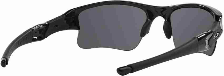 Buy OAKLEY FLAK JACKET XLJ Over sized Sunglass Grey For Men Online