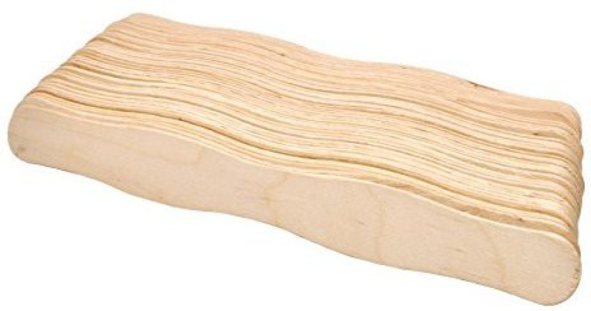 100 Pack, Natural Super Jumbo Wooden Craft Popsicle Sticks 8 Inch
