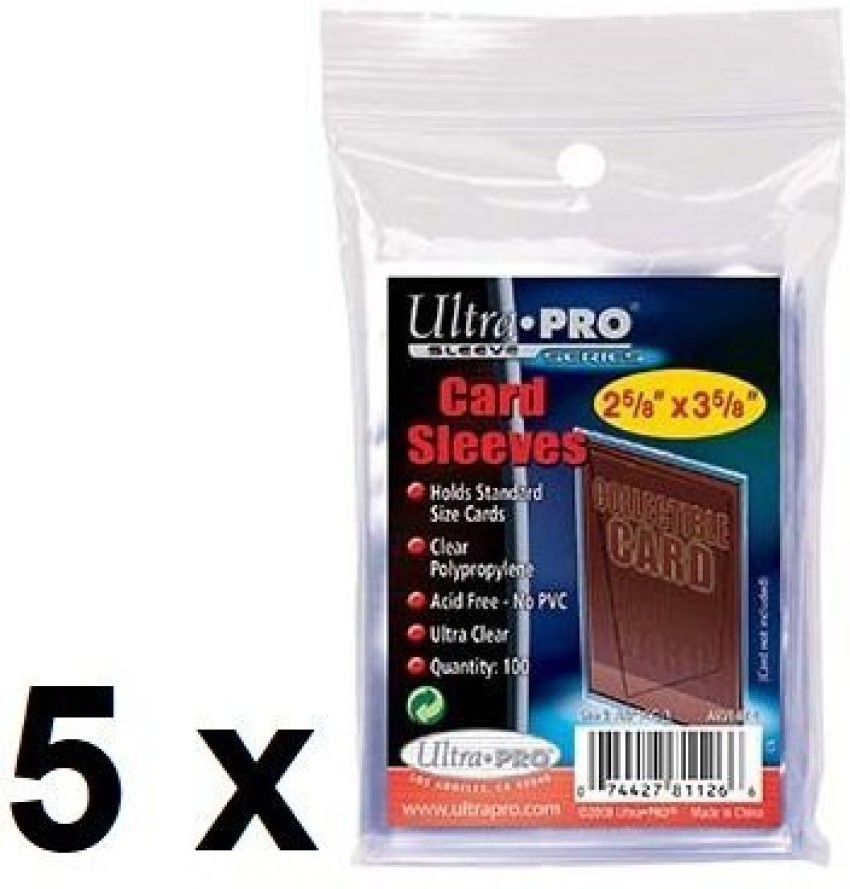  Ultra PRO Clear Card Sleeves for Standard Size Trading