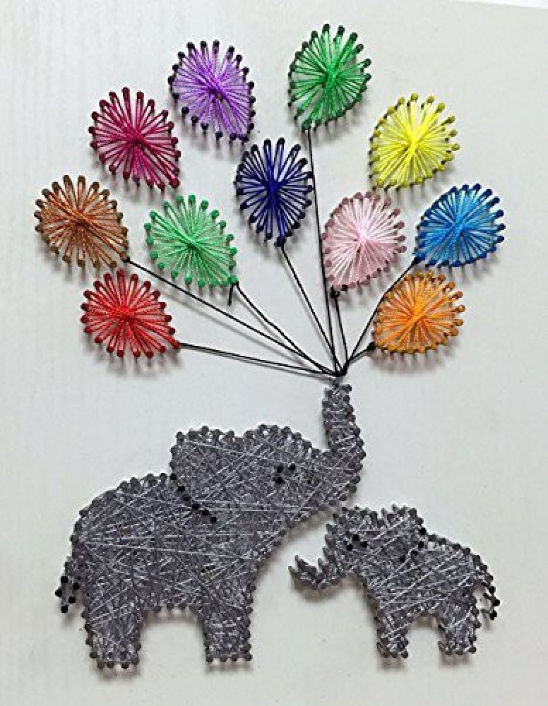 How to Make Elephant String Art
