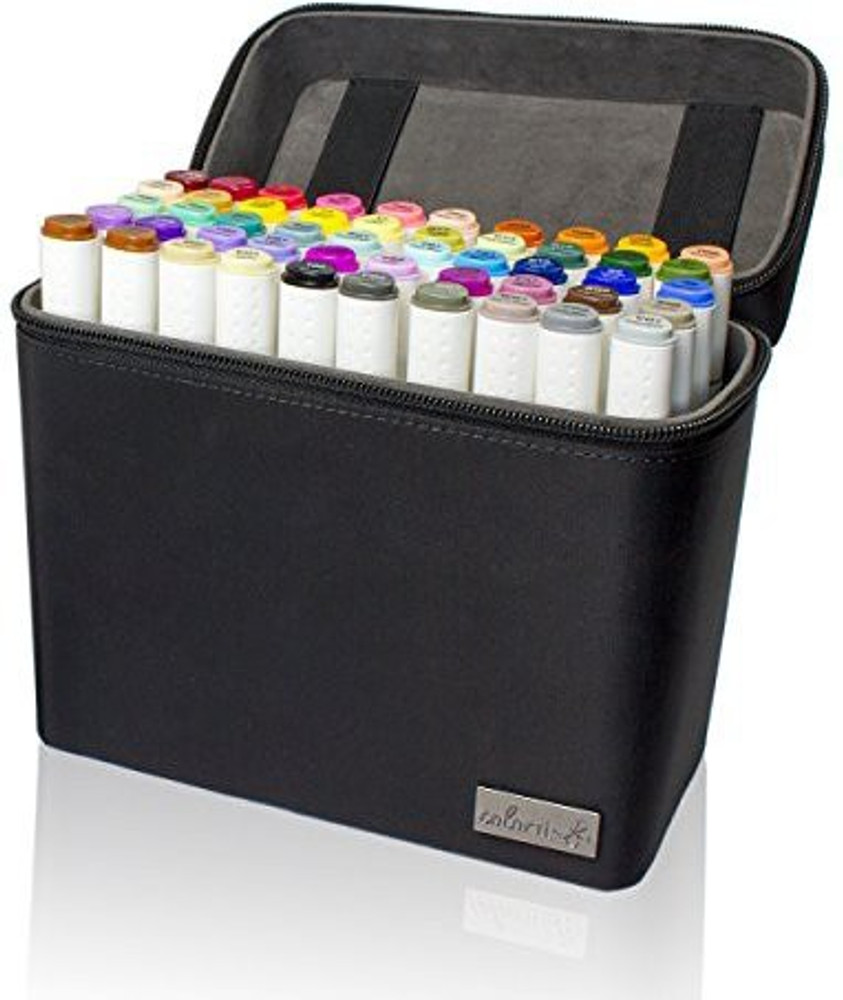 ColorIt 50 Dual Tip Art Markers Set For Coloring Double Sided