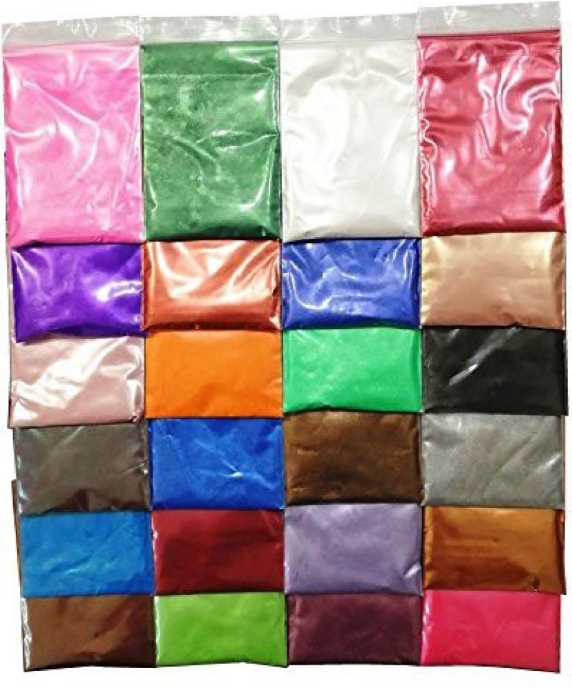 kiikool 10 Oz Soap Dye 24 Colors (0.42 Oz Each) Mica Powder