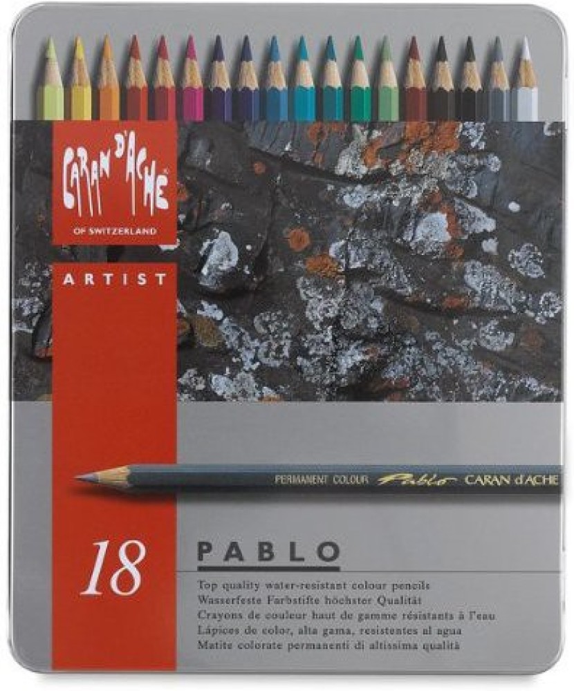 Caran D'Ache Caran D'Ache Pablo Color Pencils Set Of 18 (666.318) - Caran D'Ache  Pablo Color Pencils Set Of 18 (666.318) . shop for Caran D'Ache products in  India.