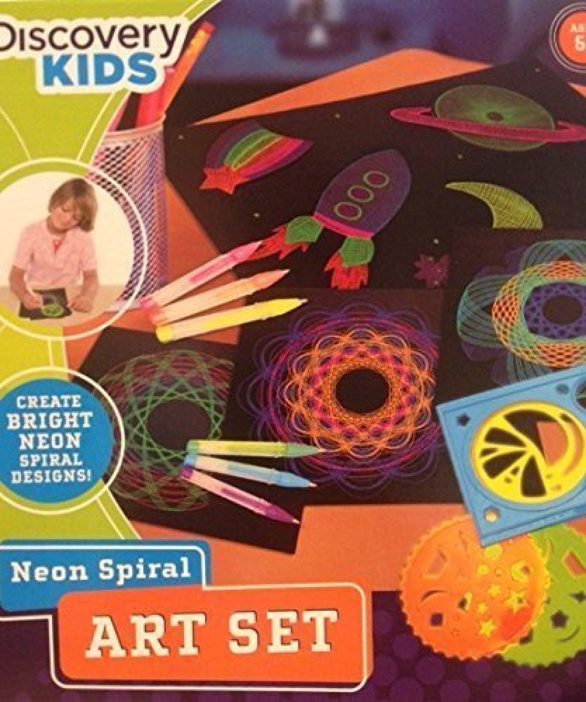 Neon Spiral Art Kit