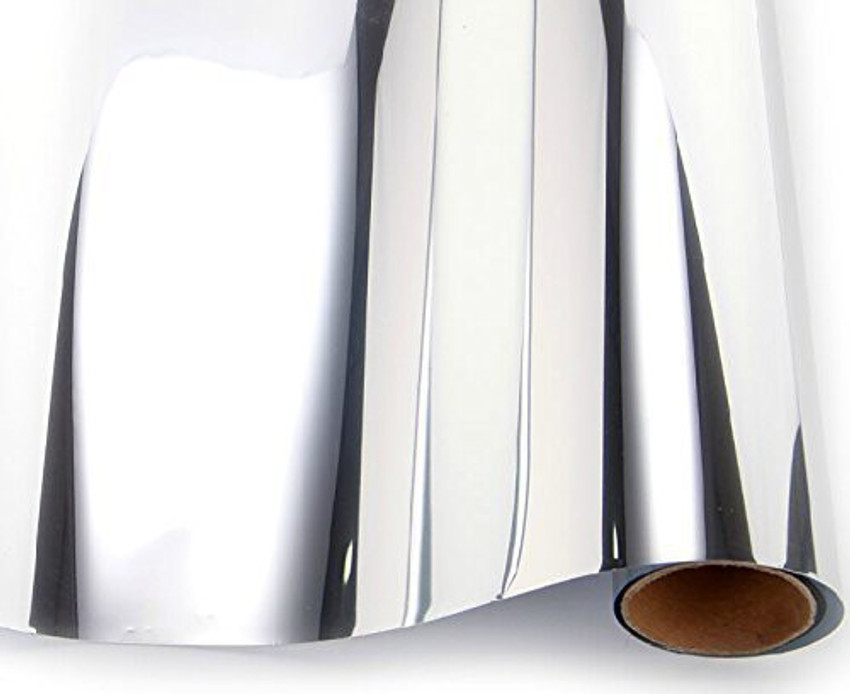 Chrome mirror silver online vinyl wrap sticker