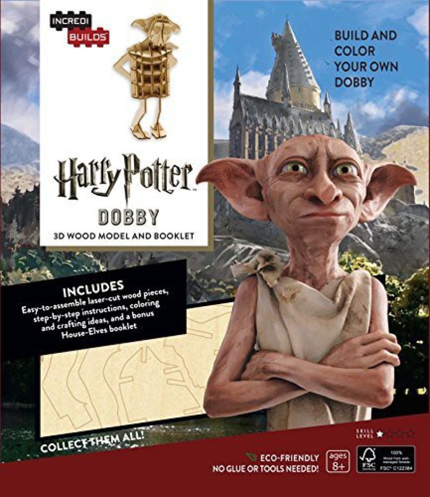 Incredibuilds : Harry Potter: Dobby 3D Wood Model And Booklet