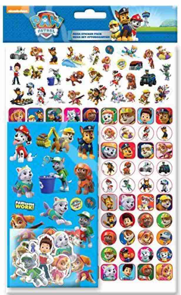 Paw Patrol Fabric Stickers - Pack of 12