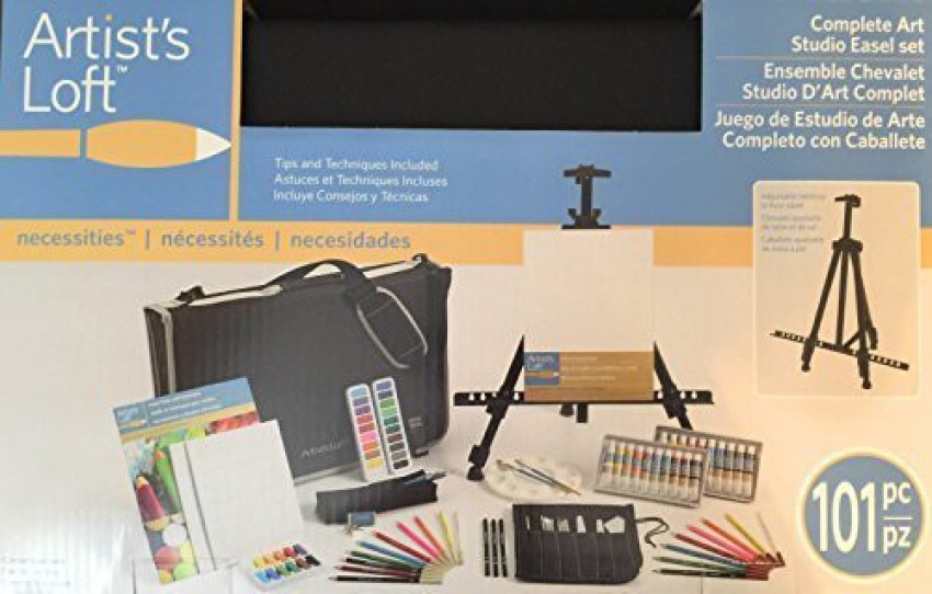 Complete Art Studio Easel Set- Art Easel & Portfolio Set, 101