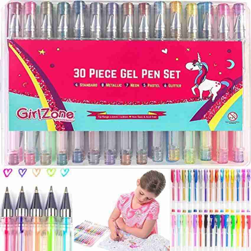 Girlzone 30 piece gel shop pen set