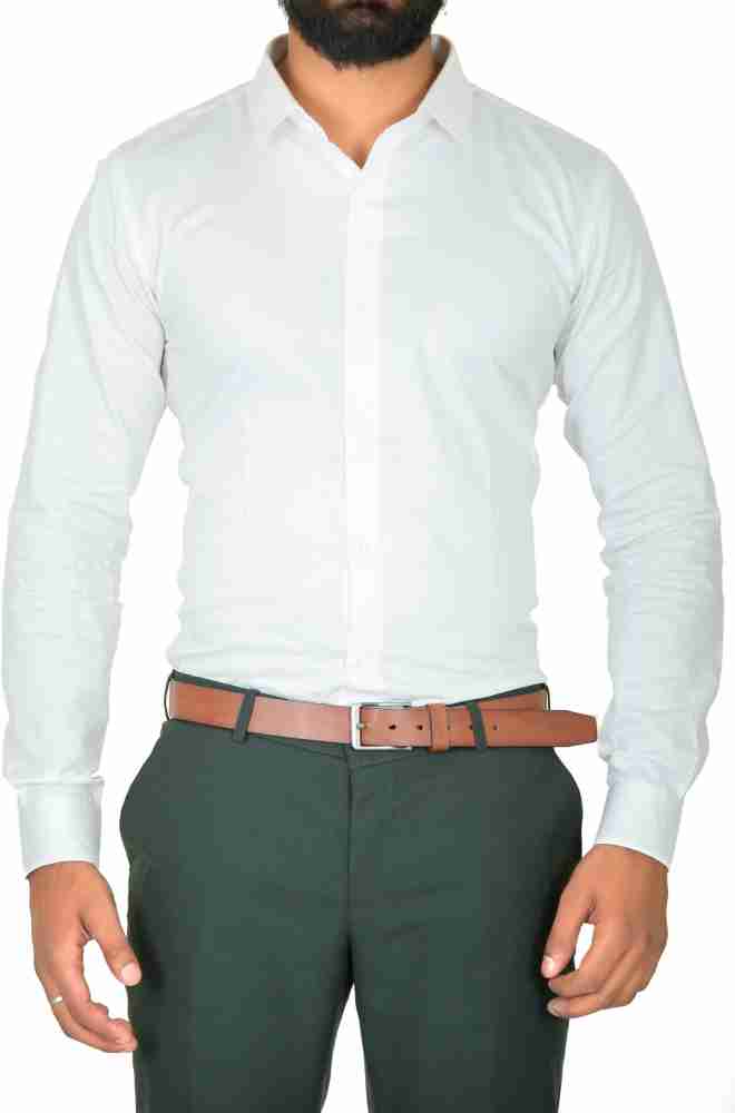 KAPDA KING Men Solid Casual White Shirt Buy KAPDA KING Men Solid Casual White Shirt Online at Best Prices in India Flipkart