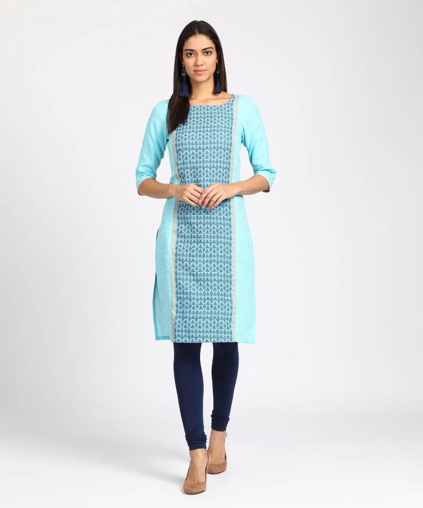 Aurelia Women Self Design Straight Kurta