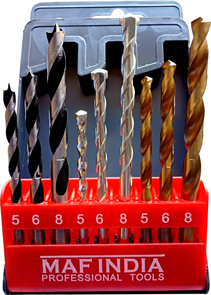 Taparia drill online bit set