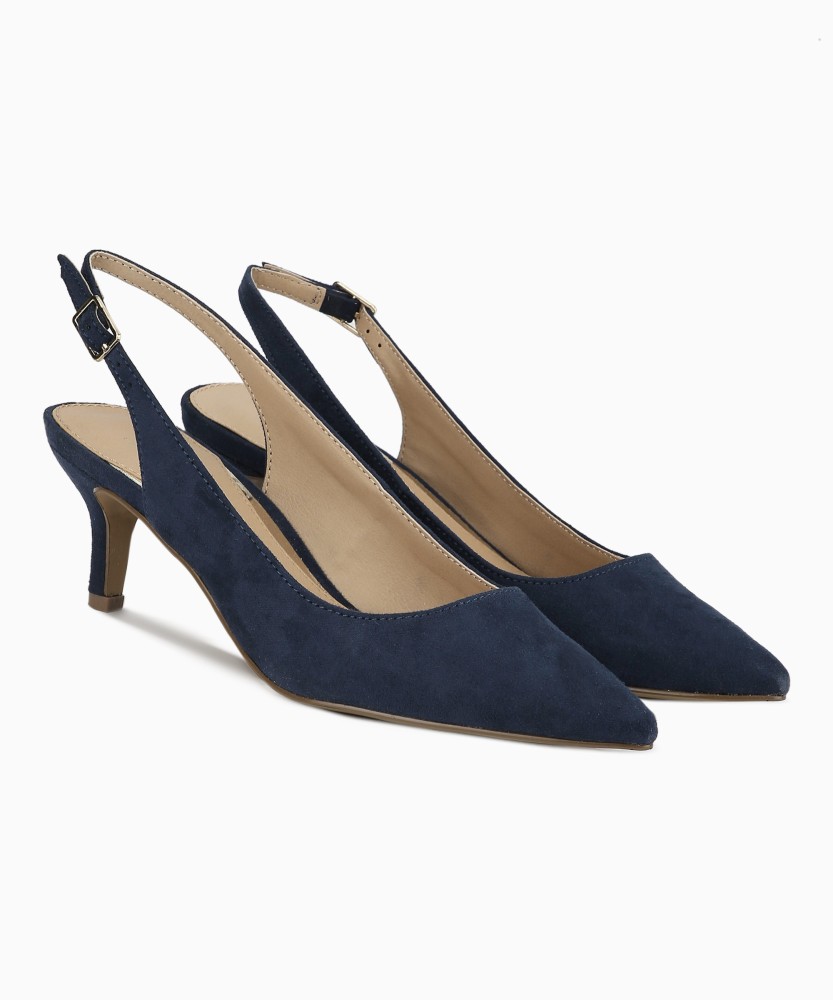 Navy heels dune sale