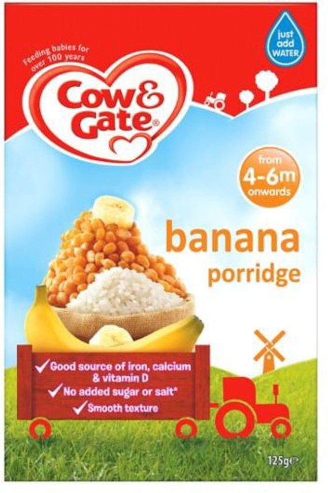 Cow Gate Banana Porridge Cereal 125g Baby Food Cereal Price in