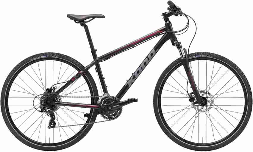 Kona Splice 700x40C Acera Bike For Adults Black Medium 700C T