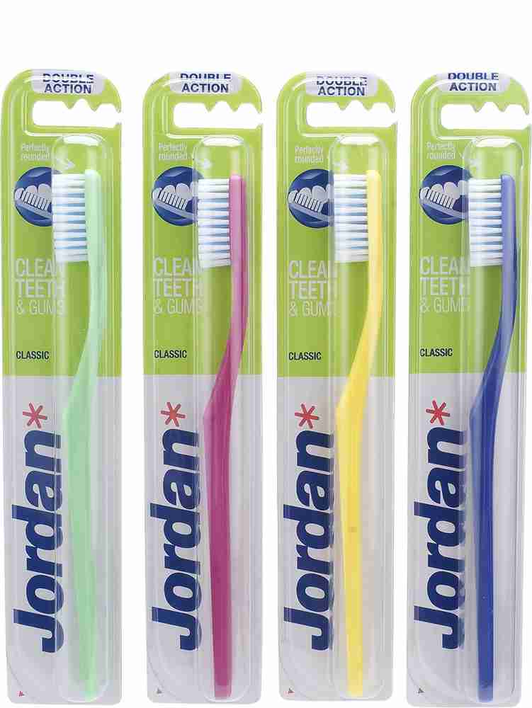 Jordan Double Action Latest Design BPA Free Imported Brush gentle