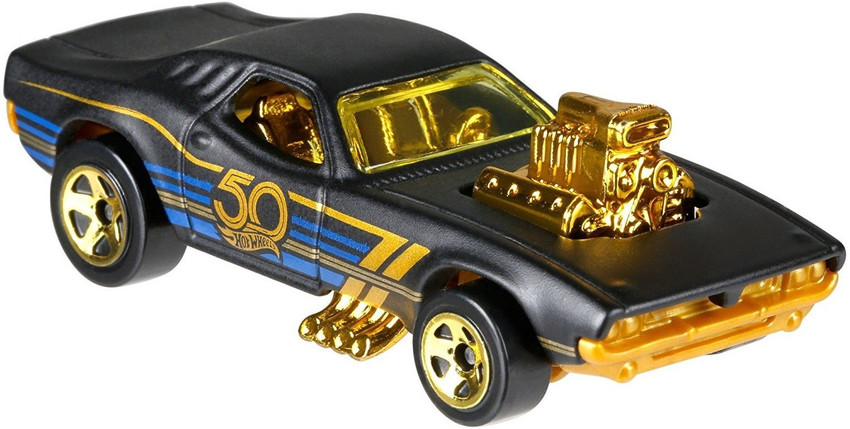 Hot wheels 50 black and gold top