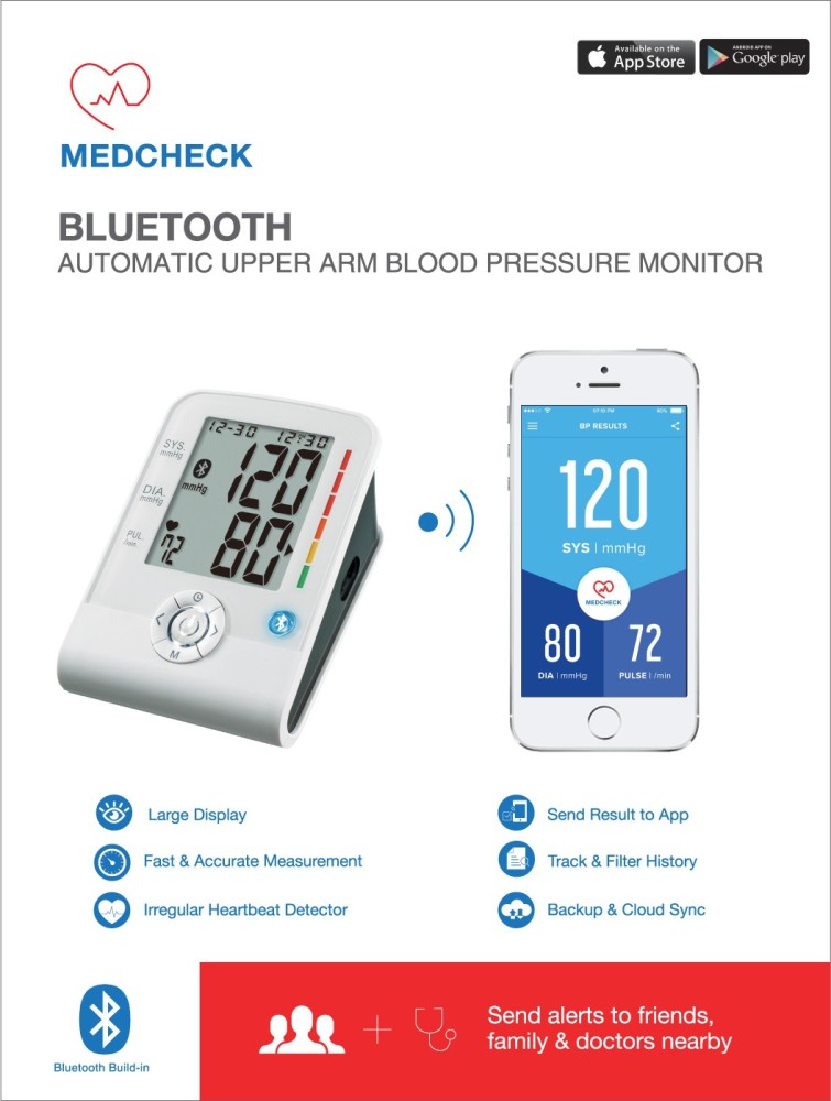 Beurer BM 77 upper arm blood pressure monitor transfer via Bluetooth