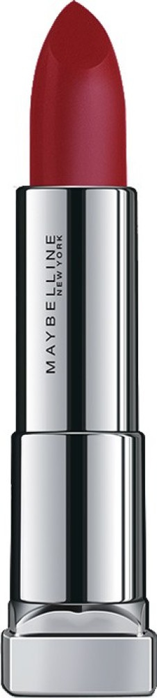 Maybelline Powder Mattes Lipstick (Cherry Chic) Review, Swatch, Price -  Doll Up Mari