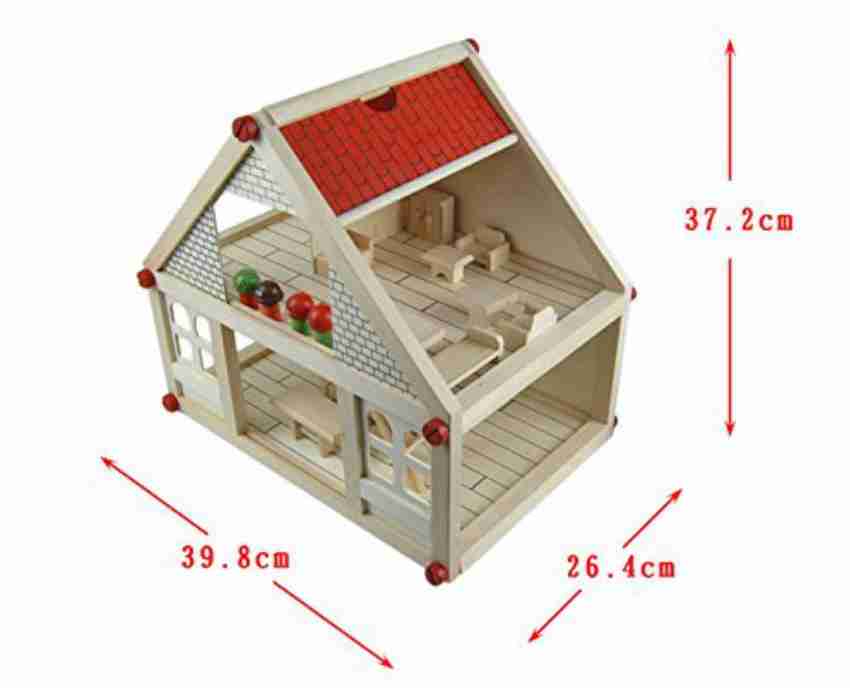 Small wooden hot sale toy houses