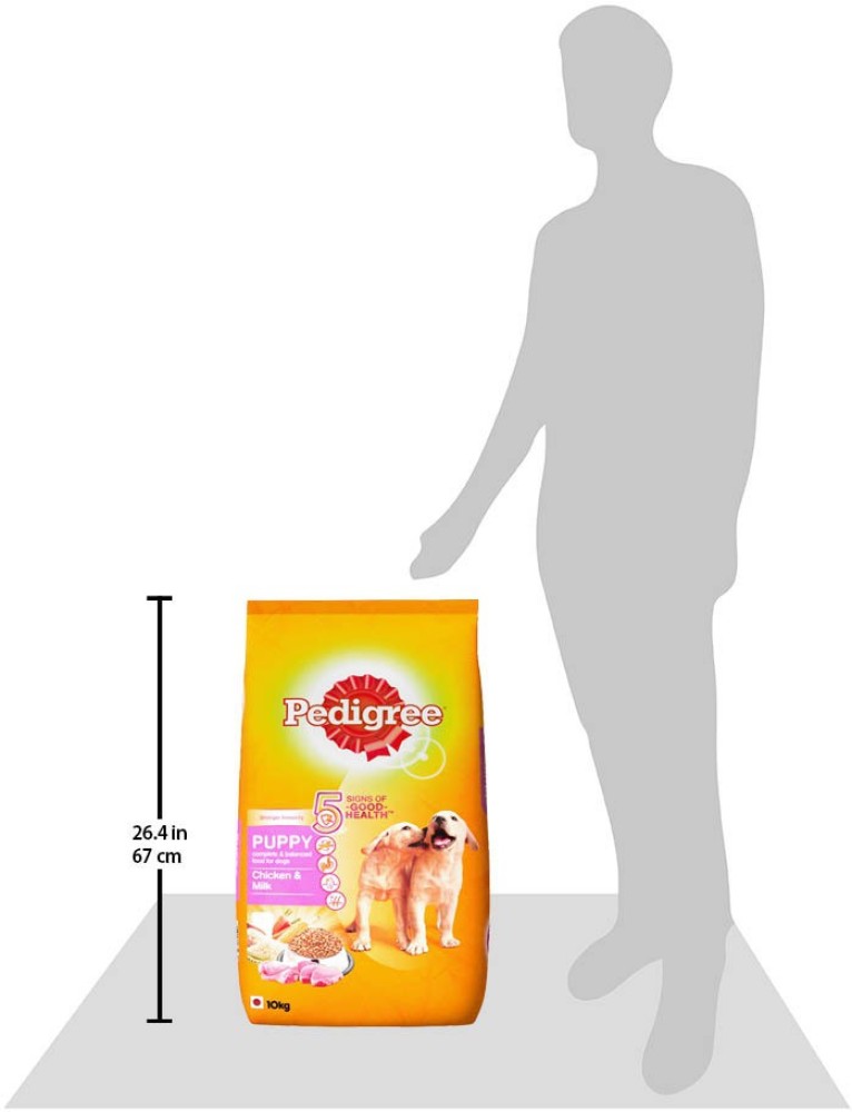 Pedigree puppy chicken shop and milk 10kg