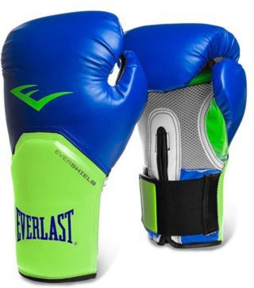 Everlast Elite Pro Style Training Gloves, Blue, 8 oz, Training