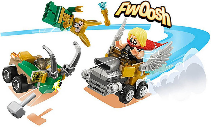 LEGO Mighty Micros Thor vs. Loki 76091 Toyset For Kids 5 Years