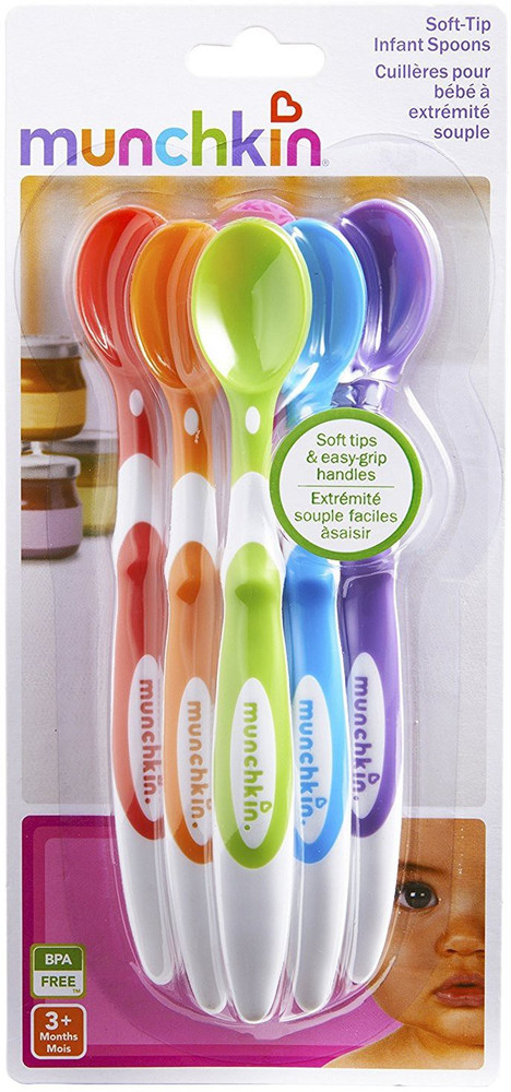 Munchkin soft tip infant spoons 6 store pack