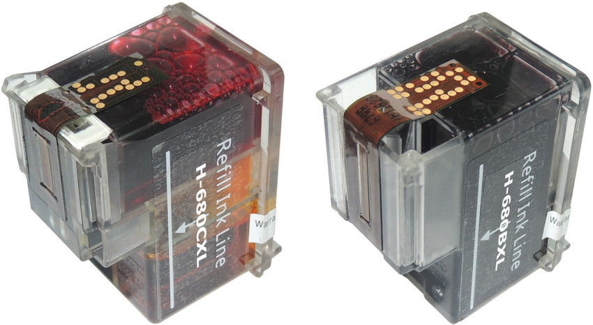 pritop - AXIS 680 XL (1BK & 1CO) Set Transparent Ink Tank Cartridge + Pack of 4 Multi-Color Refilling Ink Bottles compatible for HP2135, HP2138,HP3635, HP3636, HP3638, HP4675, HP4678 - Tri-Color Ink pritop - AXIS 680 XL (1BK & 1CO) Set Transparent Ink Tank Cartridge + Pack of 4 Multi-Color Refilling Ink Bottles compatible for HP2135, HP2138,HP3635, HP3636, HP3638, HP4675, HP4678 - Tri-Color Ink